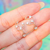 Moon Drop Earrings