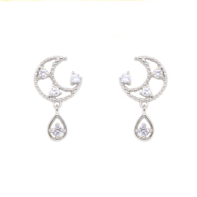 Moon Drop Earrings