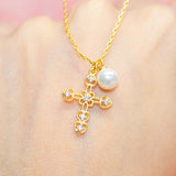 Sparkle Cross Necklace