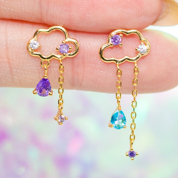 Cloudy Days Dangling Earrings