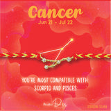 [Astrology] Cancer Bracelet (String)