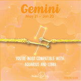 [Astrology] Gemini Bracelet (String)