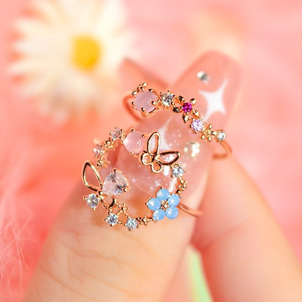 Dainty Butterfly Ring